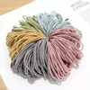 100pcs/lot hair tie Girls High Elastic Rubber Band女性用カラフルな弾性ヘアバンド