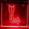 Live Nudes Sexy Lady Night Bar Beer Pub Club 3D Znaki LED NEON Znak Wystroju domu sklep Crafts176s