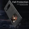 Flip Book Falls för Samsung Galaxy Z Fold 5 4 2 3 Fold3 Fall Dual Window View Magnetic Leather Stand Cover