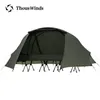 Tenten en schuilplaatsen Thous Winds Scorpio 1 Personen Tent Ultralichte Rugzak Fietsbedje 15D Nylon Ripstop Beide zijden Siliconen Wandelkamp 230726