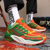 Ny ankomst löpskor Casual sneakers Mens Womens Green Orange Breattable Lightweight Sports Trainers With Air Cushion