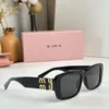 miu Occhiali da sole Designer Donna Uomo Luxury Carter Zircone cubico Corno di bufalo Occhiali da sole Senza montatura Buffs Donna Ombra Frameless Carti Eyewear Occhiali ovali rotondi