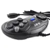 ゲームコントローラージョイスティック2PCSセガジェネシス用ゲームコントローラー16ビットハンドルコントローラー6ボタンゲームアクセサリーX0727