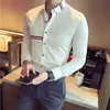 Мужские повседневные рубашки плюс размер 5xl-s Бизнес-формальные рубашки мужская одежда уличная одежда стройная мужская рубашка повседневная рубашка с длинным рукавом.