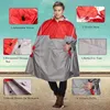 Regenmäntel QIAN Regenponcho mit Kapuze, Fahrrad, wasserdichte Regenmäntel, Fahrradjacke für Männer, Frauen, Erwachsene, Regenschutz, Angeln, Klettern, 230727