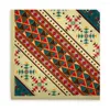 Halsdukar bomull 55 cm nationell stil retro geometri tryck bandana kerchief hip hop hårband halsduk handledsslag huvudhandduk