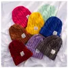 Bonnet en tricot torsadé de style coréen automne-hiver polyvalent pour hommes et femmes, bonnet de couleur bonbon, chaud, protégeant les oreilles et améliorant le visage