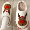 Slippers heren dames indoor sandalen fuzzy slider winter warm appartement dames kerstcadeau flip pluizige schoenen zacht pluche Z230727