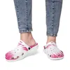 Diy custom shoes slippers mens womens white pink Interlaced cool sneakers trainers 36-48