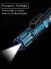 Ballpoint Pens 7-In-1 Outdoor EDC Multi-Function Self Defense Tactical Pen With Emergency Led Light Whistle Glass Breaker Outdoor Survival 230727