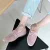 Chaussures habillées 2023 Faux Suede Mocassin Femmes Casual Mocassins Slip On Chaussures Plates Mode Printemps Automne Chaussures Simples Designer Bureau Dames Appartements J230727