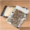 Packing Bags 100Pcs/Lot Plastic Smell Proof Bag Resealable Zipper Food Tea Storage Packaging Pouch Empty Aluminum Foil Self Seal Pouch Ot0Ee