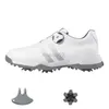 Inne produkty golfowe Buty golfowe PGM z wyjmowanymi kolcami wodoodpornymi przeciwpoślizgowymi Pasek Sports Sports Sneakers White Casual Microfibre Skórzanie XZ171 HKD230727