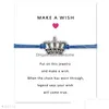 Charmarmband gåva till hennes flickor Friendship Engagement Bridesmaid gör en Sier Crown Women Drop Delivery Jewelry DHBDM