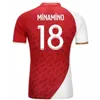 23 24 باسم Monaco Soccer Jerseys Mbappe #29 Falcao #9 Bernardo #10 Fabinho #2 2023 2024 Home Ben Yedder Volland Boadu Jean Lucas Maillots Diop Henrique S-XXL