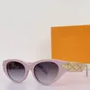 楕円形の女性デザイナーサングラスZ1986Wアセテート繊維フレームメタルロゴ脚女性サマーファッションラグジュアリーブランドサングラスオリジナル高品質のメガネ