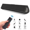 휴대용 스피커 TV 사운드 바 무선 Bluetooth 스피커 홈 시어터 사운드 시스템 스테레오 PC R230727 용 리모콘을 통한 스테레오 서라운드