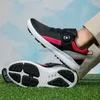 Autres produits de golf Nouvelles chaussures de golf Chaussures de sport de golf décontractées à laçage rapide pour hommes et femmes Chaussures de marche de golf de fitness pour jeunes Taille 36-46