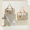 Storage Bags Convenient And Compact Waterproof Bathroom Bag Fashionable Trendy Cute Skin Care Great For Travel Multifunctional Design