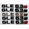 Chrome Black Letters Number Trunk Badges Emblem Emblem Badge Sticker för Mercedes Benz W166 C292 SUV GLE63S GLE63 S AMG241O352Q