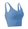 LL-22 yoga sutiã alinhar tanque feminino esporte sutiã clássico popular fitness manteiga tanque macio ginásio colheita yoga colete beleza volta à prova de choque com almofada removível no peito atacado