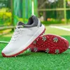 Другие продукты для гольфа 2023 Новые гольфы Sneaers Men Men Golf Shoes White Anti Slip Spike Sport Sport для гольф