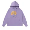 designer hoodie mens pink hoodies bear graphic tee Street alphabet sweatshirts splash ink women hoodys trend plus sweaters h4BW#