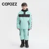 Other Sporting Goods COPOZZ Thicken Winter Ski Suit For Kids Children Waterproof Warm Jacket Pants Windproof Snowboard Hooded Wear Boys 230726