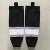 Chaussettes de hockey sur glace chaussettes d'entraînement 100% polyester chaussettes d'entraînement équipement de hockey H0911292j