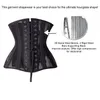 Slimming Belt Women Corset Steel Bone Waist Trainer Underbust Corset Steampunk Gothic Clothing Black Corsets Belt Waist Slimming Corselet 230726