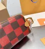 Luis Vuittons Högsta LVITY DESIGNER LVSE LOUISEVIUTIONBAG Quality Designer Luxurys 25cm Handväskor Makeup Bag Cosmetic Bags Classic Checkerboard Checker Leather Leather