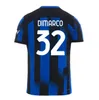 3xl 4xl 23 24 Lukaku Inters Lautaro Milans Soccer Jerseys Anniversary Correa Dzeko Barella Skriniar 2023 2024 Brozovic Home Away Football Shirt Men Kids Kit Kids