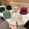 한국의 새로운 모자 여성의 삽입 세련된 빅 브림 캐주얼 편지 선 스크린 버킷 분지