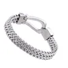 Bracciale Men039s braccialetti 210mm argento nuovo gioielli a catena lucida maschio 316 L in acciaio inossidabile kalen3394094