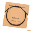 Arts et artisanat Morse Code Tressé En Bois Perlé Chakras Bracelets Pour Les Couples Mti Styles Choix Drop Delivery Maison Jardin Dhzf9