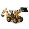 Электрический RC Car 2,4 ГГц 6 канал 1 24 RC Excavator Engineering сплав и пластиковый RTR для детей Рождественский подарок 230726