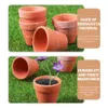 Kits Pots Flower Clay Planter Potmini Planters Ceramic Gardening Nursery Cotta Terra Vase Planting Containersterracotta Lovely