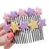 Accessoires pour cheveux arranger cassé artefact coeur coiffure enfants peigne étoile pince accessoire acrylique épingle à cheveux