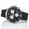 T120417A Waterproof Quartz Watch Seastar Men's Sports ETA G10212 Movement Rubber Strap T125617A Men Fashion 0127206W246k