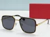 Realfine888 5A Eyewear Catier CT0194S Santos de Square Frame Luxury Designer Sunglasses for Man Woman with Glosh box ct0165s