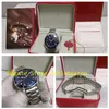 With Original Box Mens Professional Watch Men's 42mm 600M Blue Dial Stainless Steel Bracelet Asia 2813 Movement Automatic Mec269g