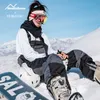 Altri articoli sportivi Snowboard Pantaloni da sci Antivento Winter SnowboarContrast Tuta Bretelle posteriori Allinone Uomo Donna Sci all'aperto 230726