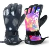 Gants De Ski Sport D'hiver Femmes Gants De Ski En Plein Air Chaud Homme Neige Mitaines Montagne Mari Gant Imperméable Chauffant Femme Mitaine Vêtements HKD230727