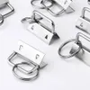 Hooks & Rails 40Pcs DIY Fabric Hardware Key Chain Fob Wristlet With Ring For Lanyard Luggage Strap Accessories268b