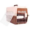 Cat Carriers Crates House Pet Flight Crate Dog Transport Box Cat-флажка