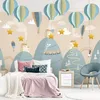 Banner Flags 8/4 Pcs Pastel Blue Large Size Air Balloon Garland Decor Paper Cloud Air Balloon Hanging Birthday Baby Shower Decoration 230727