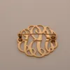 Pins Broches Custom Naam Letters Monogram Gepersonaliseerde Rvs Afkorting Initialen Broche Sieraden Bruidsmeisje Geschenken 230727