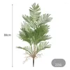 Decorative Flowers Artificial Plastic Peacock Leaf Wedding Pography Plant Props Home Living Room Dining Garden Persian Leaves Decor