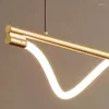 Avizeler minimalist LED uzaktan kumanda karartma altın siyah metal beyaz silika jel yemek odası mutfak ofis bar