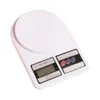 Balances Ménagères Balance de Cuisine Intelligente Balance Alimentaire Électronique Numérique Balance de Pesage SF-400 10KG / 1g Cuisine Courrier LCD Balance Numérique Blanc x0726